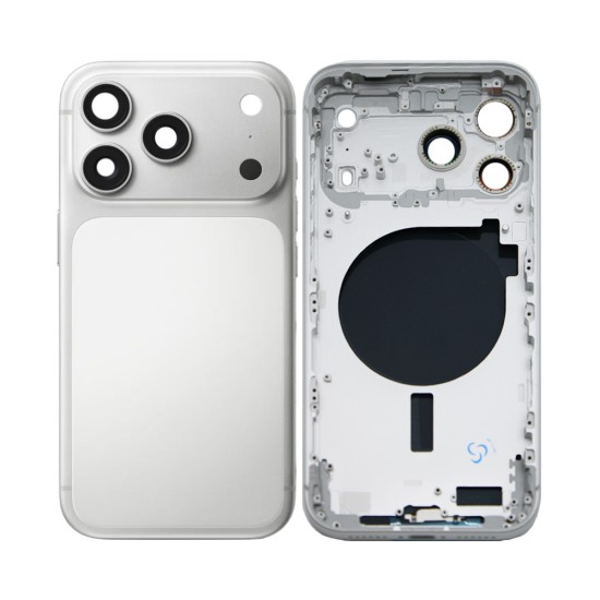 Tampa Traseira+Frame Apple iPhone 17 Pro Max Prata